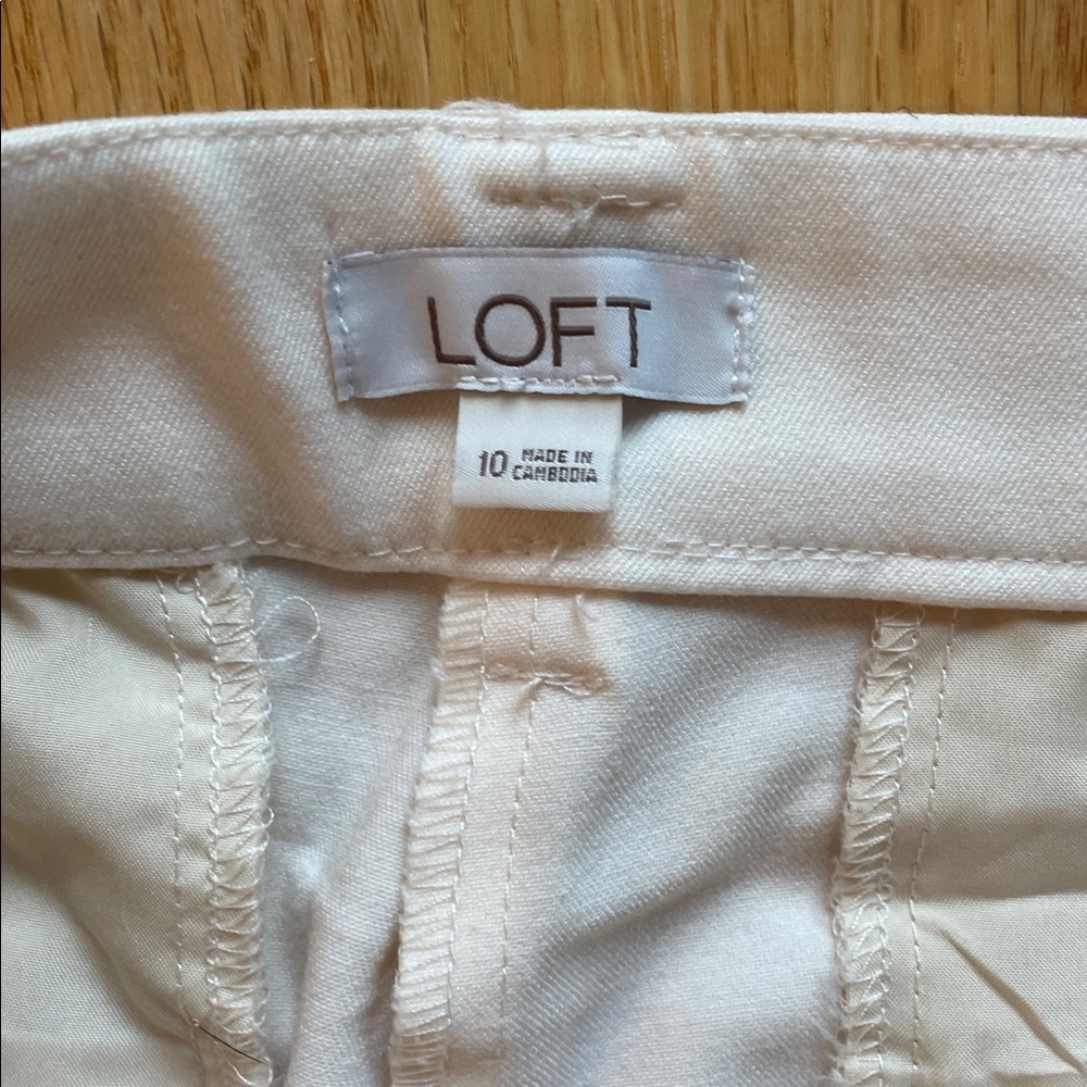 Loft winter white cuffed trousers. - Picture 2 of 5